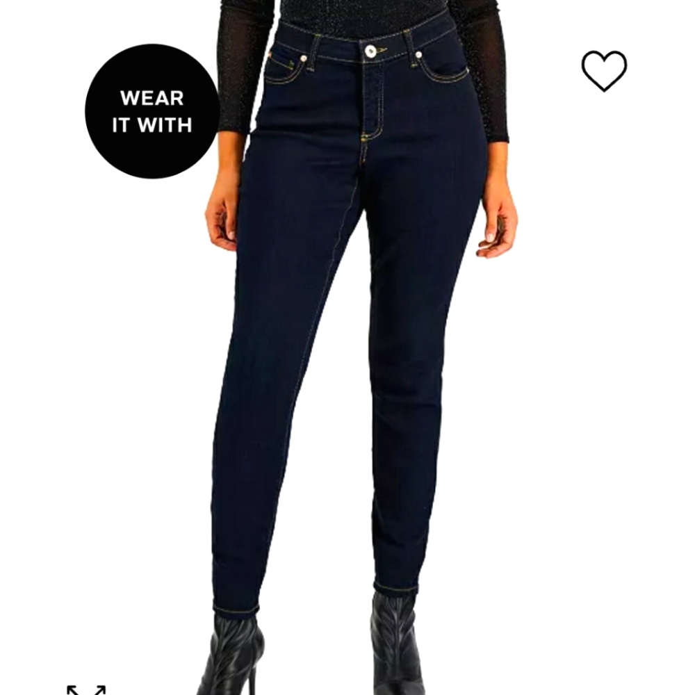 INC straight leg curvy jeans size 2 short.